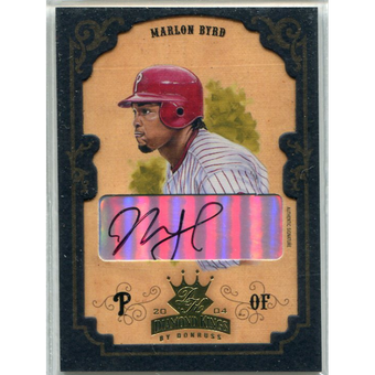 2004 Diamond Kings DK Signatures Framed Gold #26 Marlon Byrd/5