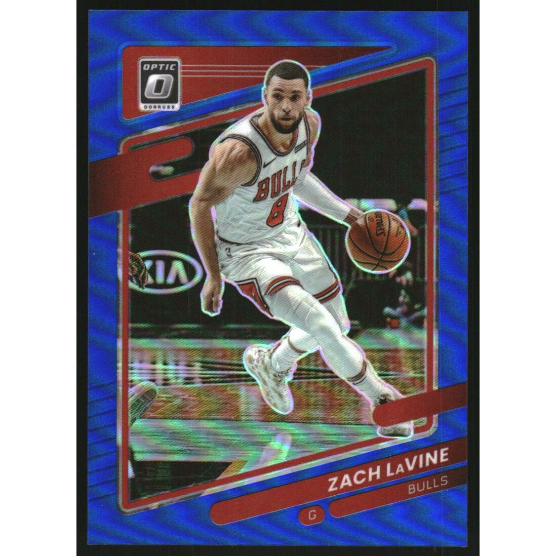 2021-22 Donruss Optic Blue #105 Zach LaVine 2021-22 Donruss Optic Blue #105 Zach LaVine