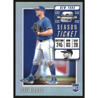 2019 Panini Contenders Optic Holo #1 Pete Alonso