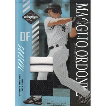 2003 Leaf Limited Threads Double #116 M.Ordonez H Hat-Jsy/25