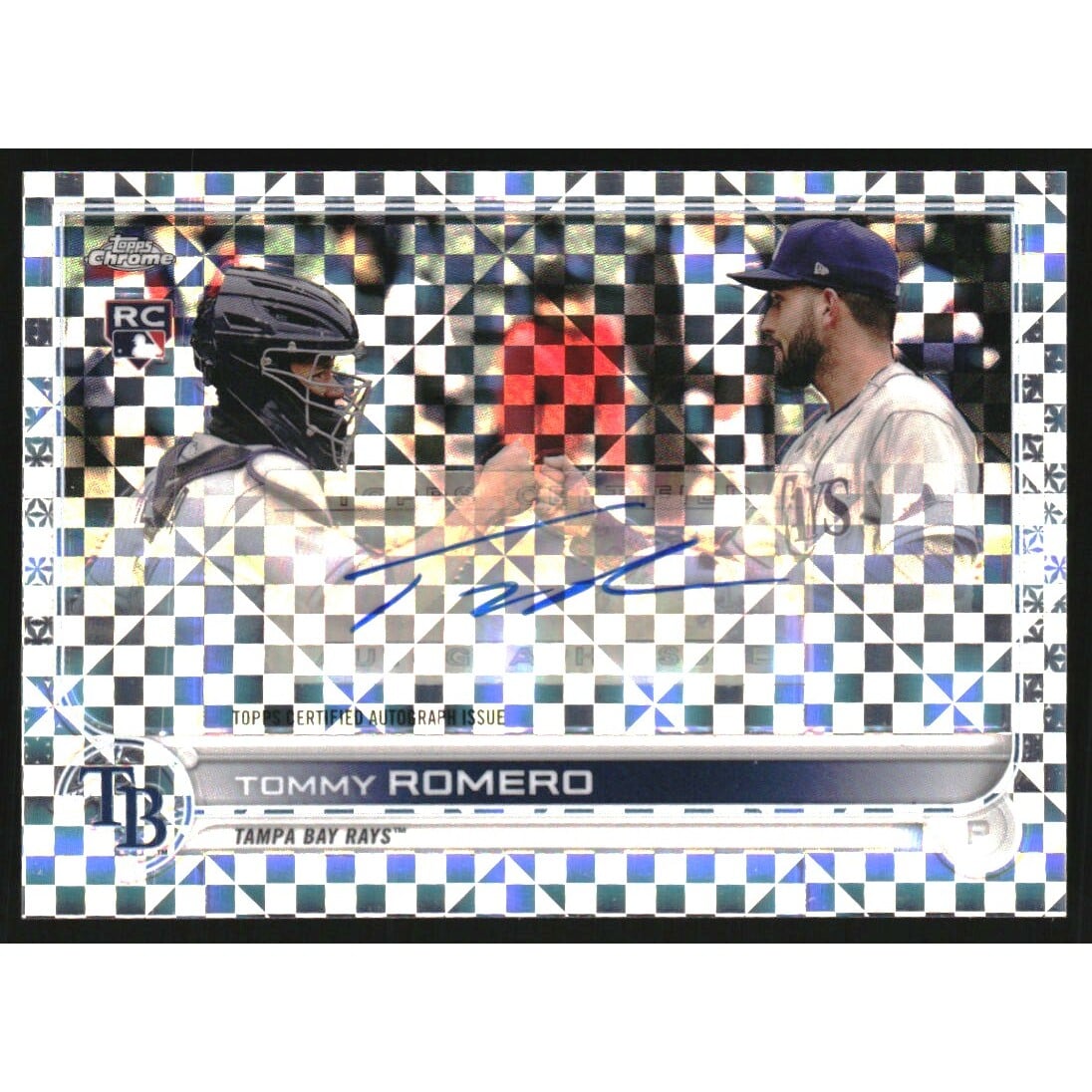 2022 Topps Chrome Update Autographs X-Fractors #ACTR Tommy Romero. rookie card picture