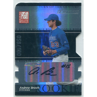 2003 Donruss Elite Extra Edition Turn of the Century Autographs #17 Andrew Brown
