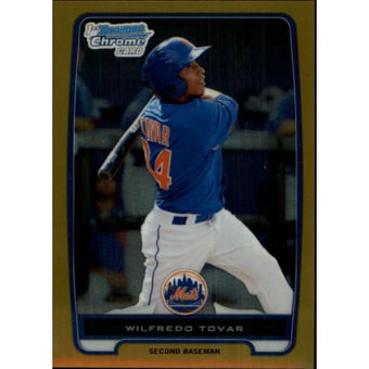 2012 Bowman Chrome Prospects Gold Refractors #BCP216 Wilfredo Tovar