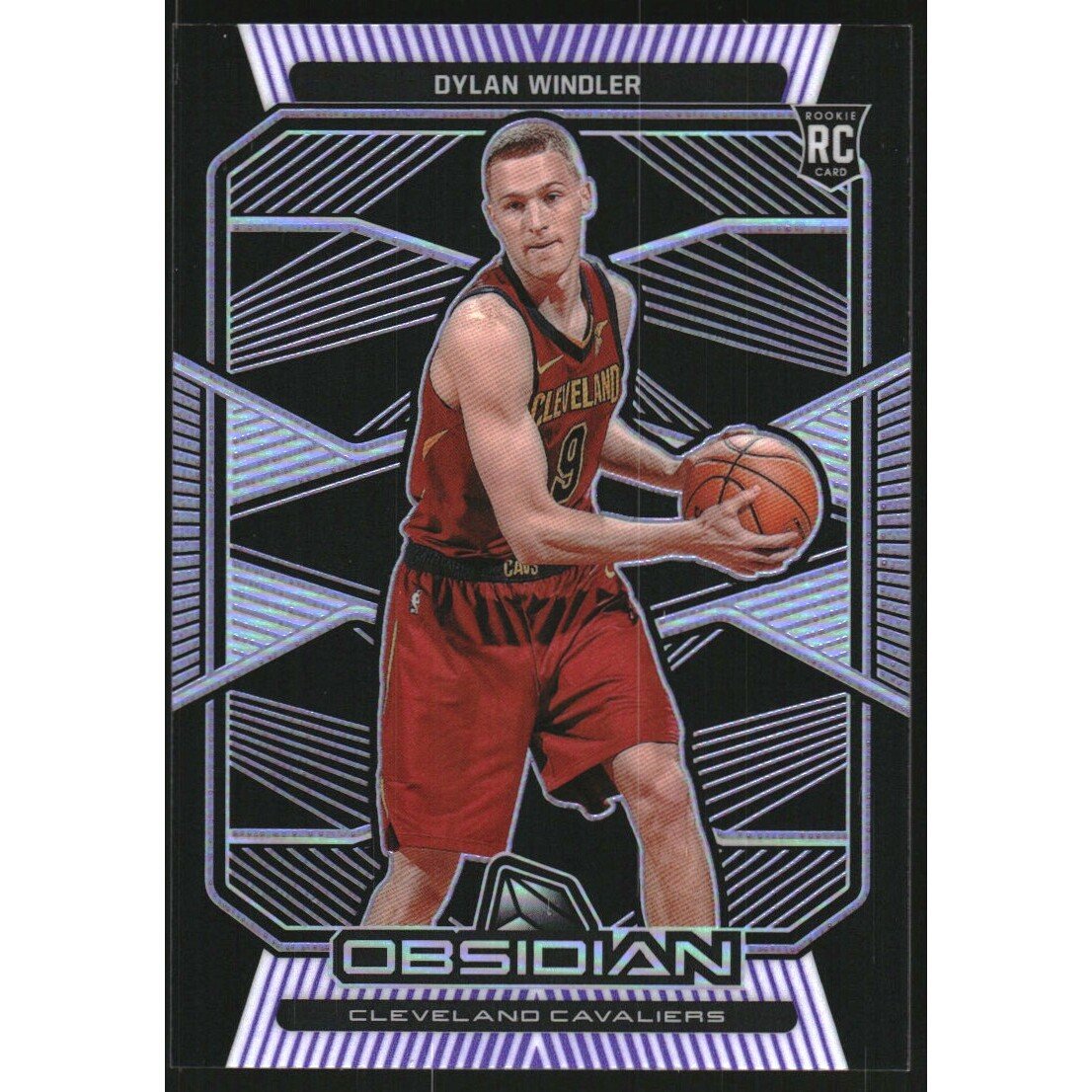 2019-20 Panini Obsidian Electric Etch Purple #195 Dylan Windler/75. rookie card picture