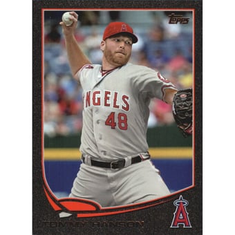 2013 Topps Black #352 Tommy Hanson