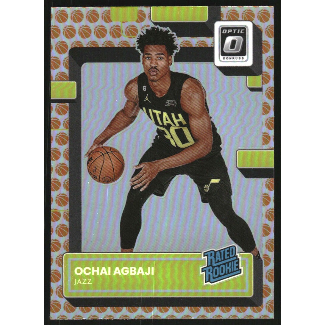 2022-23 Donruss Optic Basketballs Parallel #205 Ochai Agbaji RR
