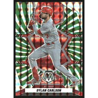 2022 Panini Mosaic Mosaic Green Swirl #138 Dylan Carlson