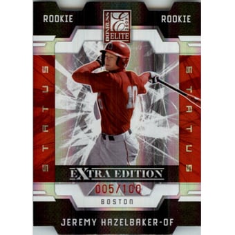 2009 Donruss Elite Extra Edition Status #93 Jeremy Hazelbaker