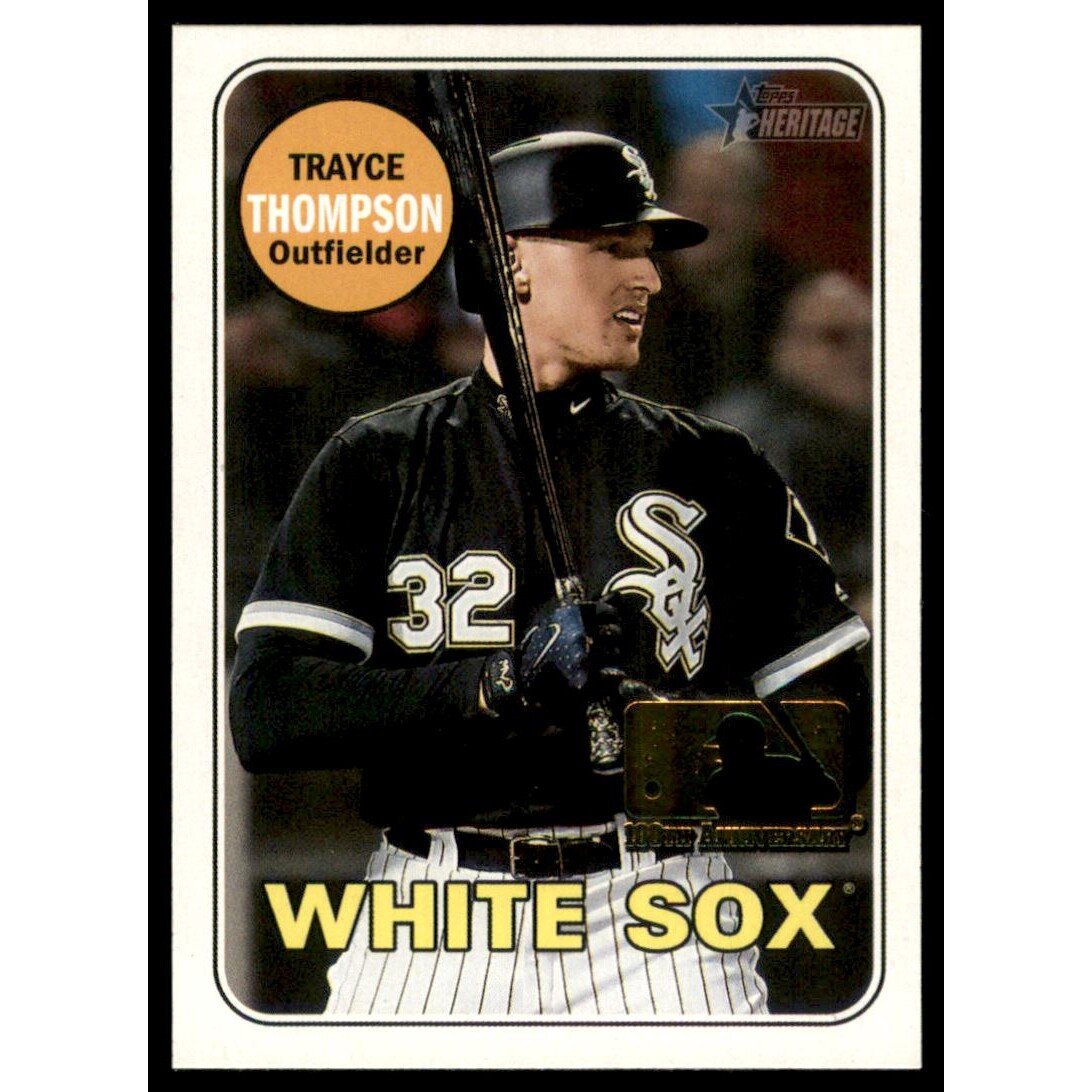 2018 Topps Heritage 100th Anniversary #530 Trayce Thompson. rookie card picture