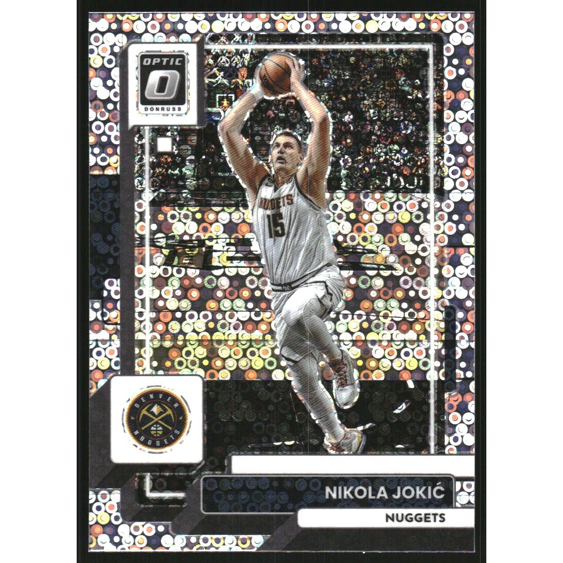 2022-23 Donruss Optic Fast Break Holo #48 Nikola Jokic 2022-23 Donruss Optic Fast Break Holo #48 Nikola Jokic