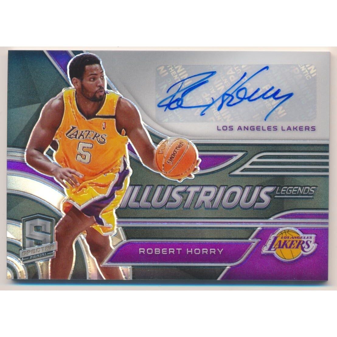 2020-21 Panini Spectra Illustrious Legends Signatures #9 Robert Horry/99. rookie card picture