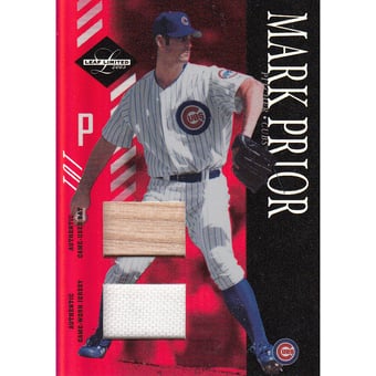 2003 Leaf Limited TNT #44 Mark Prior H Bat-Jsy