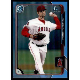 2015 Bowman Chrome Prospects Blue Twitter Refractors #BCP46 Tyler DeLoach