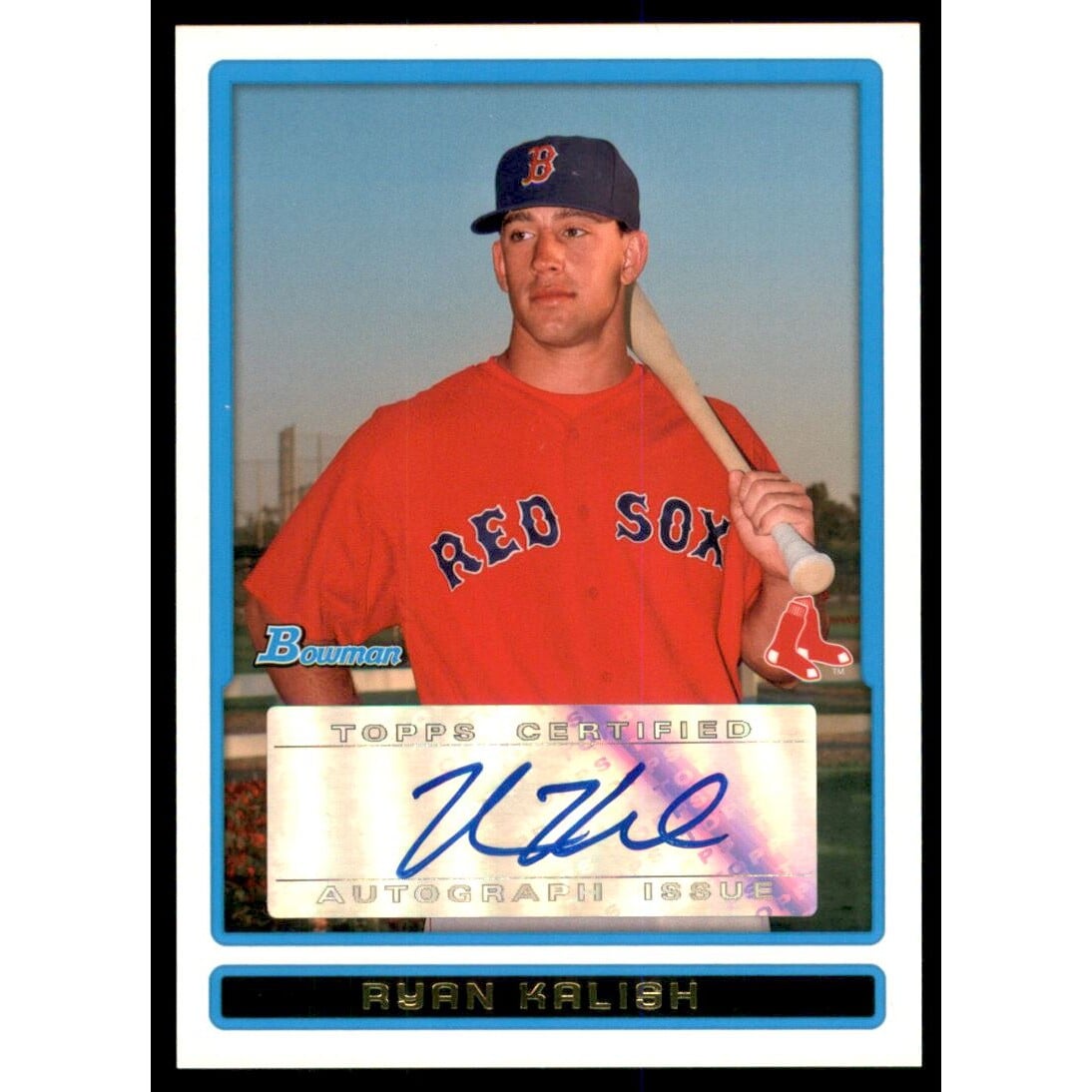 2009 Bowman Prospects Autographs #BPARK Ryan Kalish. rookie card picture