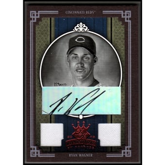 2005 Diamond Kings Signature Materials Framed Red B/W #73 Ryan Wagner Jsy-Jsy/50