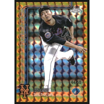 2025 Topps Chrome Gold Geometric Refractors #246 Kodai Senga