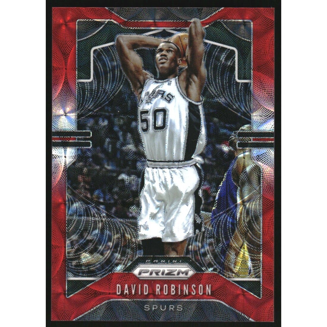 2019-20 Panini Prizm Prizms Choice Red #9 David Robinson. rookie card picture