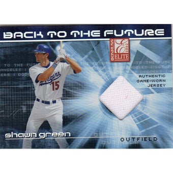2002 Donruss Elite Back to the Future Threads #17 Shawn Green