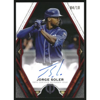 2021 Topps Tribute Autographs Red #TAJSO Jorge Soler