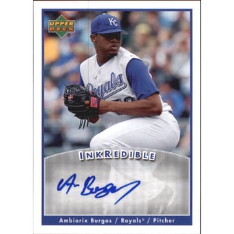 2006 Upper Deck INKredible #AB Ambiorix Burgos UPD SP *