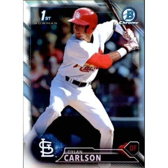 2016 Bowman Chrome Draft Refractors #BDC3 Dylan Carlson