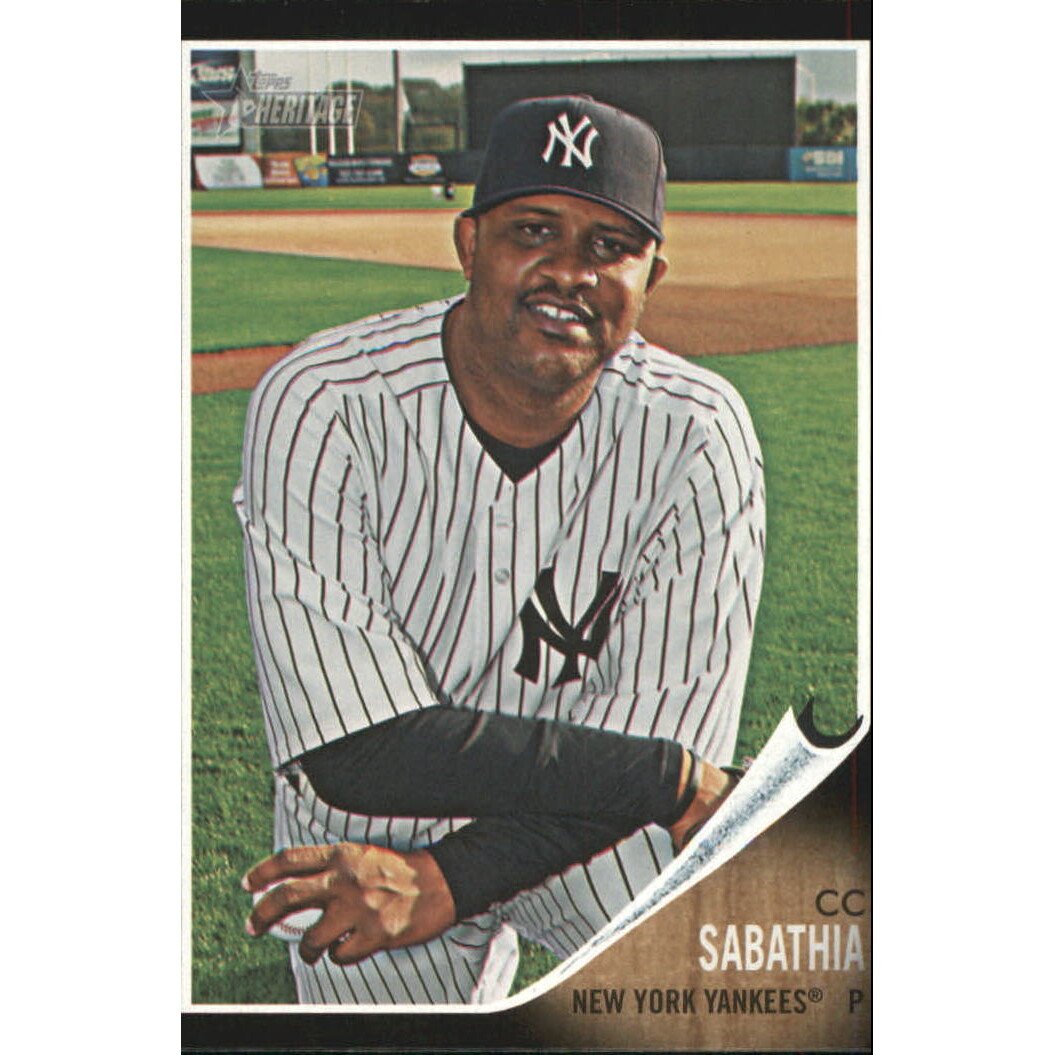 2011 Topps Heritage Black #C11 CC Sabathia. rookie card picture