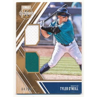 2017 Elite Extra Edition Dual Materials Holo Gold #1 Tyler O'Neill