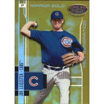 2003 Leaf Certified Materials Mirror Gold #241 Jon Leicester NG