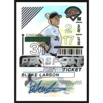 2024 Panini Prospect Edition Holo Prospect Ticket Signatures #17 Jaxon Wiggins