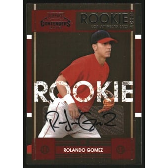 2008 Playoff Contenders Season Ticket Autographs #41 Rolando Gomez/113