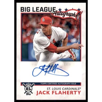 2020 Topps Big League Autographs #BLAJF Jack Flaherty