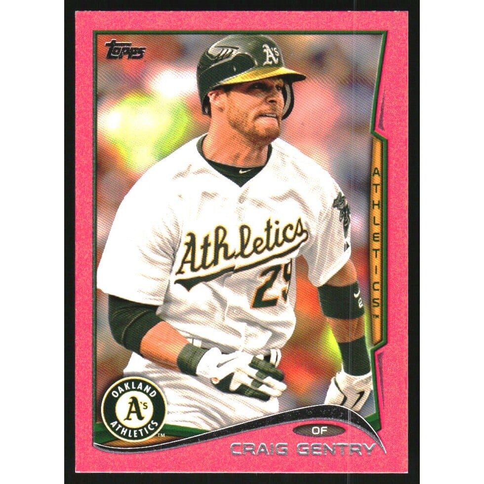 2014 Topps Mini Pink #477 Craig Gentry. rookie card picture