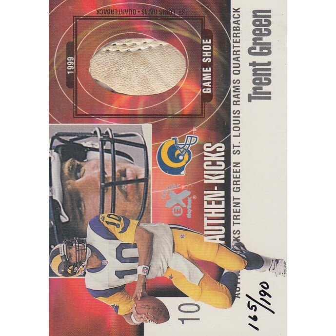 1999 E-X Century Authen-Kicks #2AK Trent Green/190