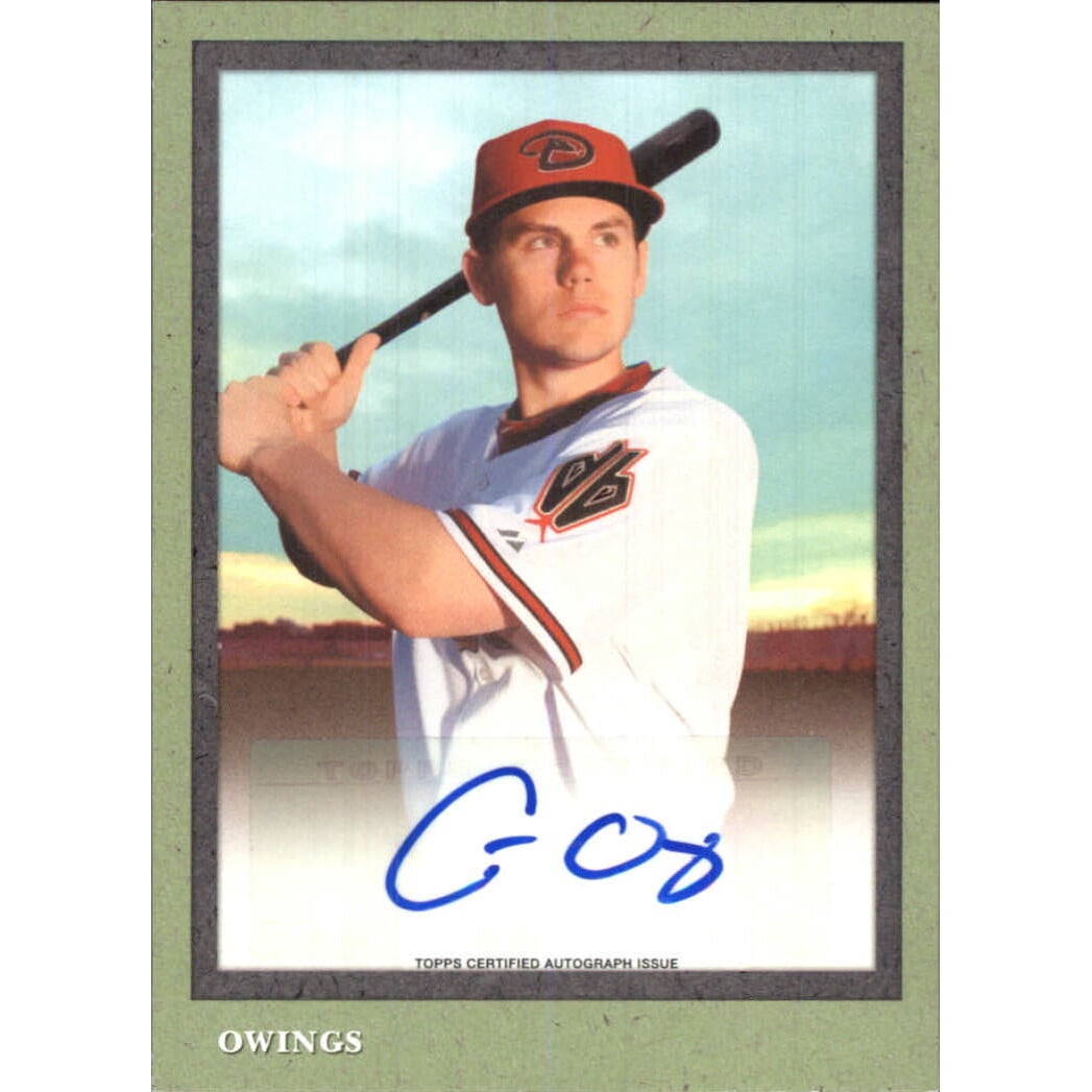 2014 Topps Turkey Red Autographs Green #TRA10 Chris Owings. rookie card picture