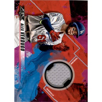 2019 Topps Fire Relics Magenta #FRAV Alex Verdugo