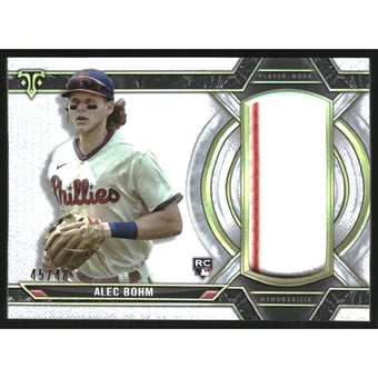 2021 Topps Triple Threads Single Jumbo Relics #SJRABH Alec Bohm