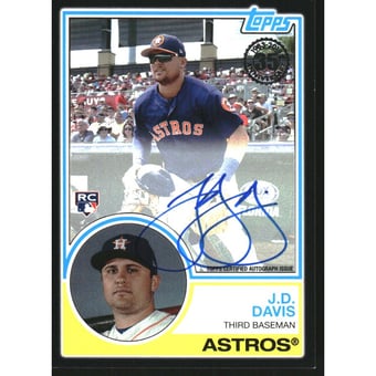 2018 Topps '83 Topps Autographs Black #83AJD J.D. Davis/99