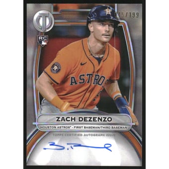 2025 Topps Tribute Autographs #TAZD Zach Dezenzo
