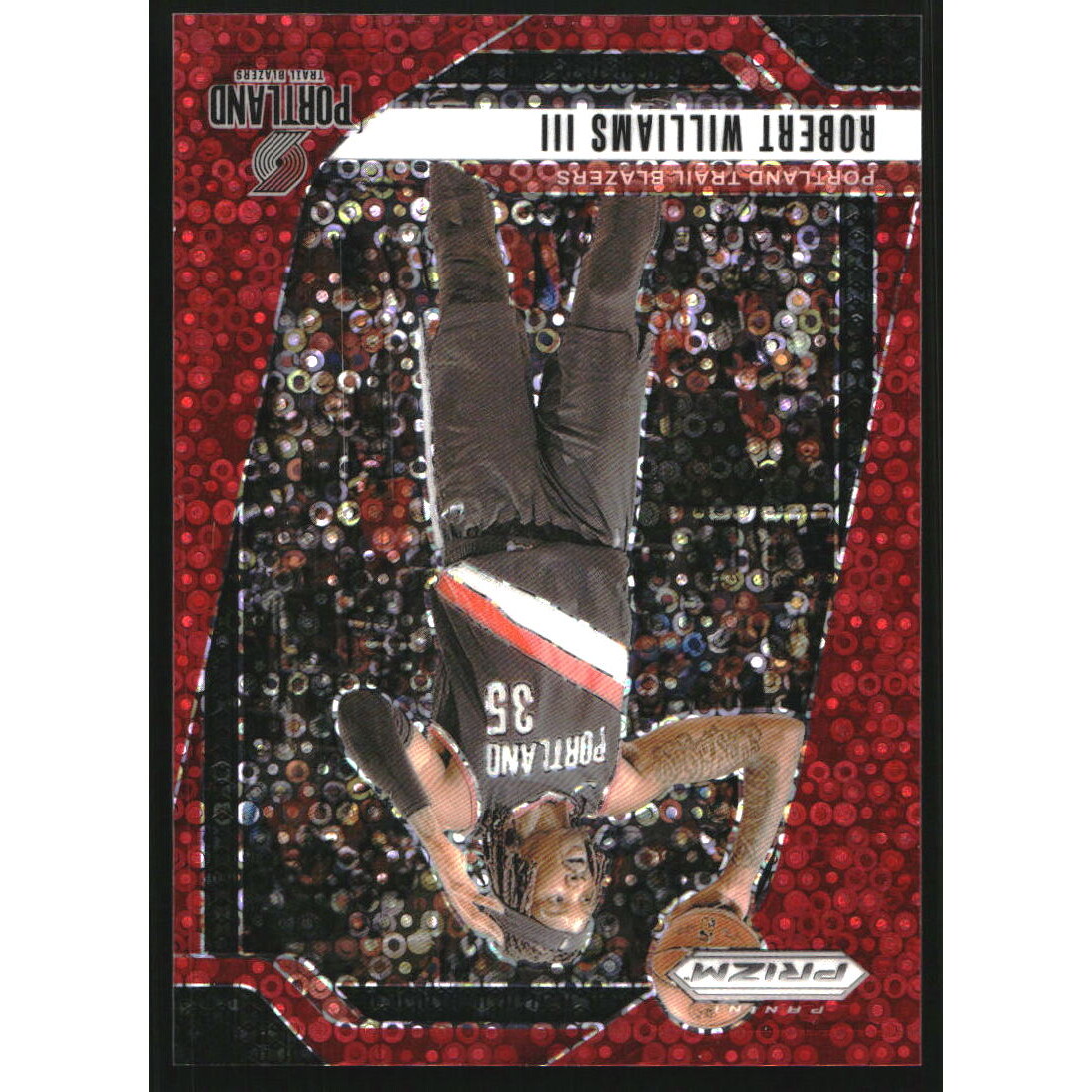 2024-25 Panini Prizm Prizms Fast Break Red #126 Robert Williams III