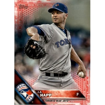 2016 Topps Mini Red #449 J.A. Happ