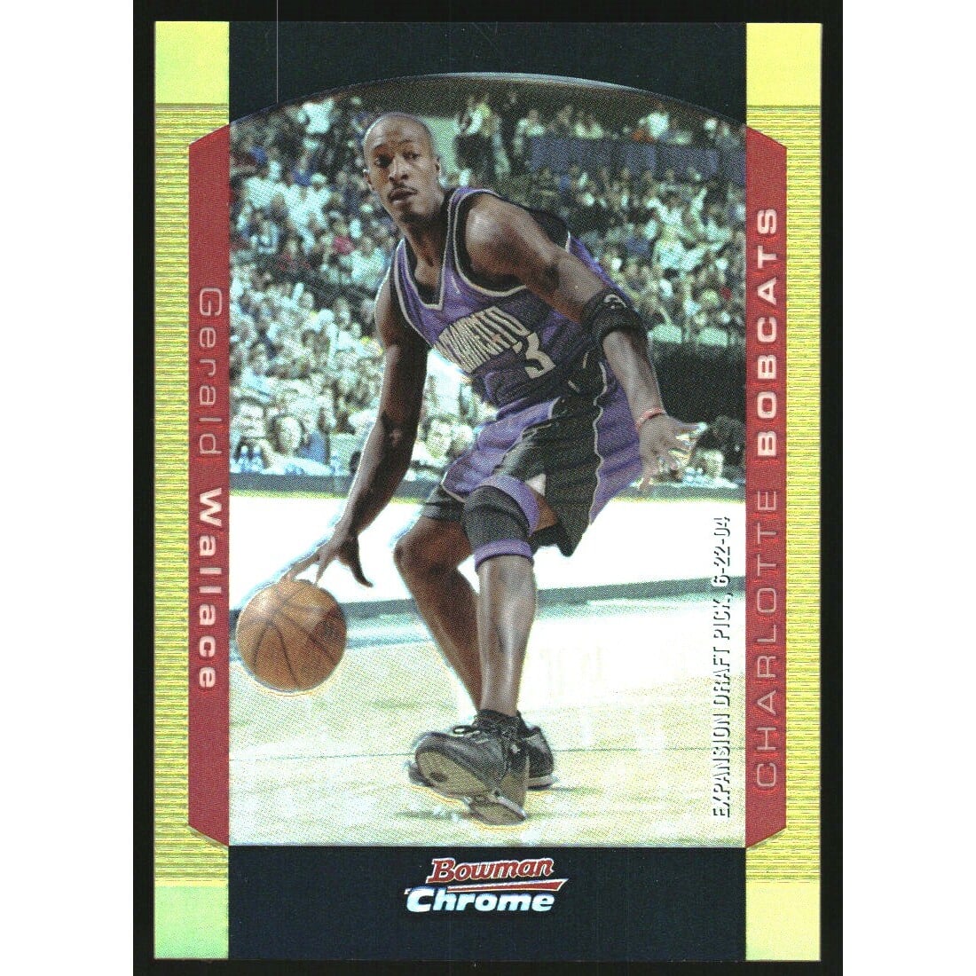 2004-05 Bowman Chrome Refractors Gold #49 Gerald Wallace. rookie card picture