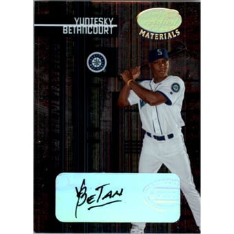 2005 Leaf Certified Materials #250 Y.Betancourt NG AU RC