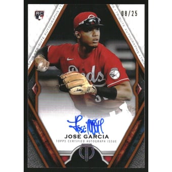 2021 Topps Tribute Autographs Orange #TAJG Jose Garcia