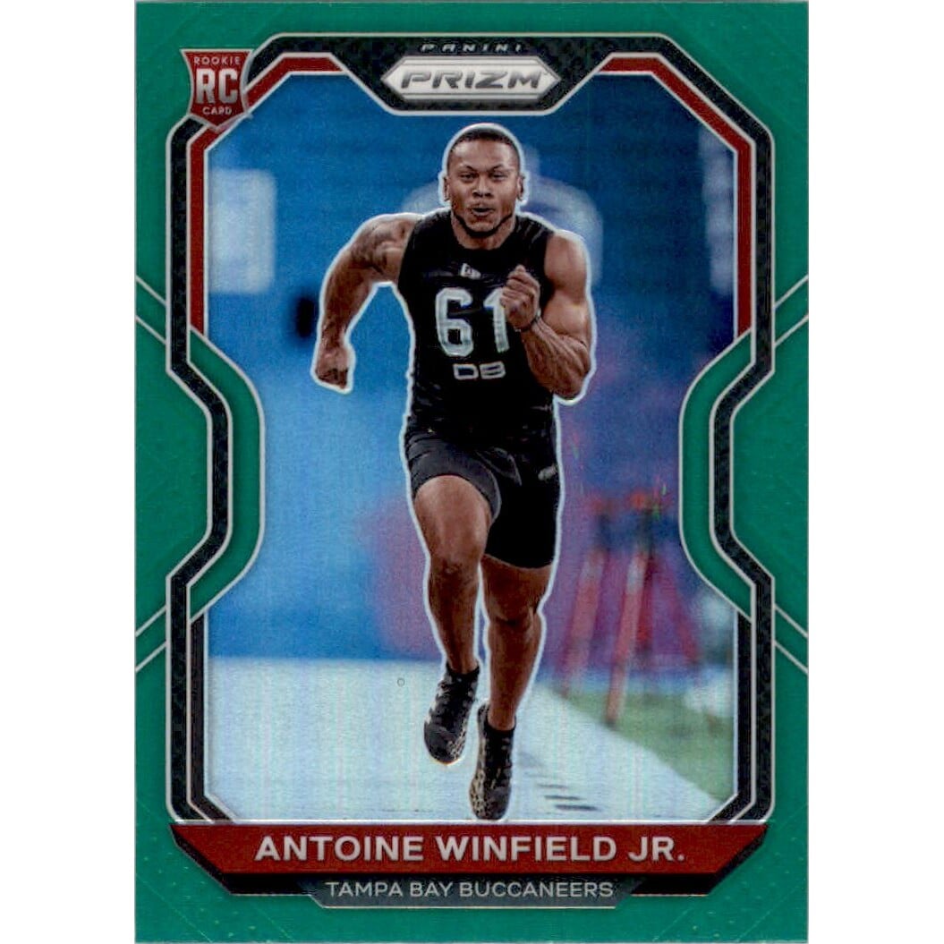 2020 Panini Prizm Prizms Green #322 Antoine Winfield Jr.. rookie card picture