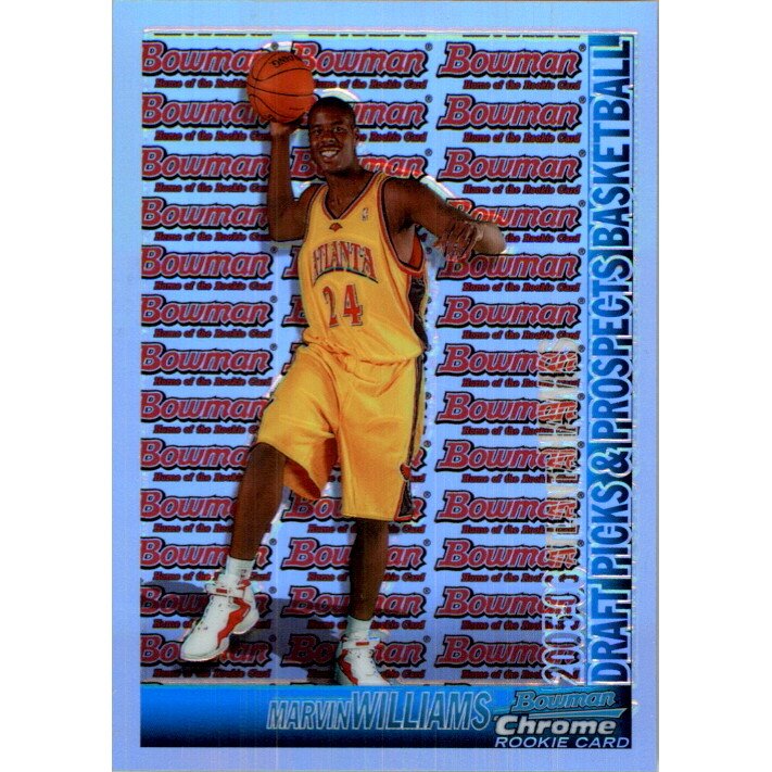 2005-06 Bowman Chrome Refractors #140 Marvin Williams. rookie card picture