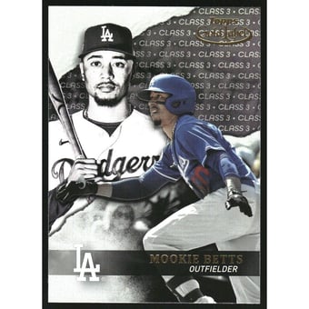 2020 Topps Gold Label Class 3 Black #11 Mookie Betts