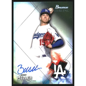 2021 Bowman Sterling Prospect Autographs #BSPABM Bobby Miller