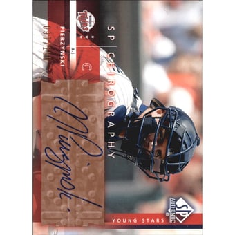2003 SP Authentic Chirography Young Stars Bronze #AP A.J. Pierzynski