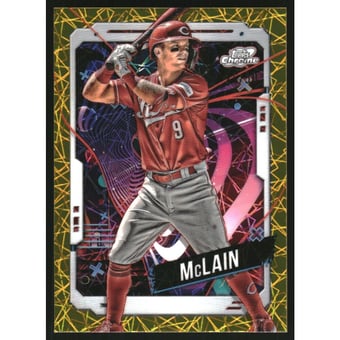 2024 Topps Cosmic Chrome Gold Interstellar Refractors #85 Matt McLain