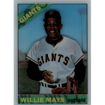 2016 Topps High Tek '66 Short Prints #66WM Willie Mays